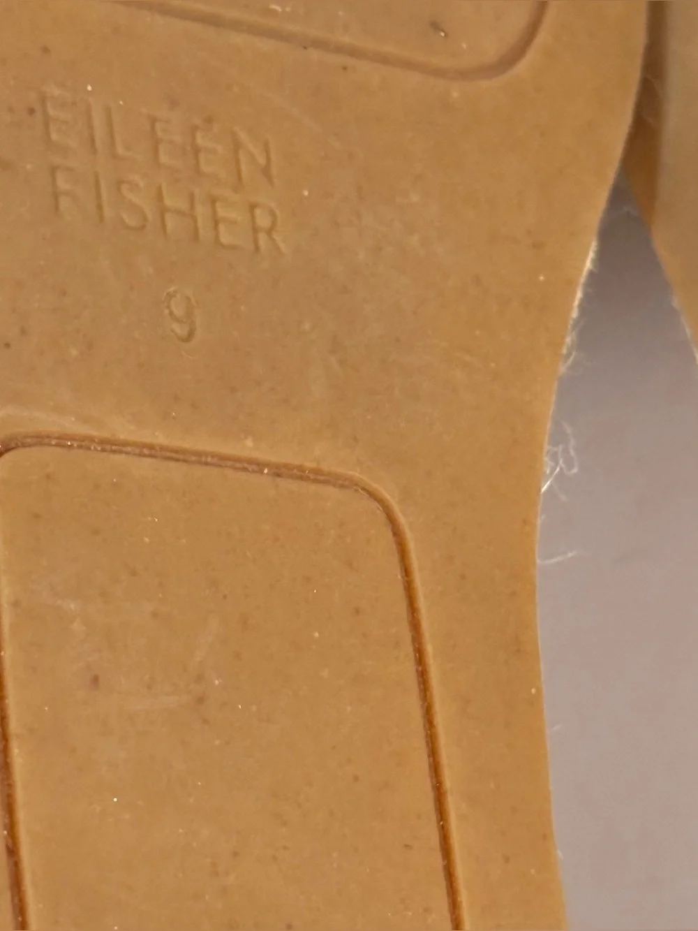 Eileen Fisher Tan Espadrille Wedge Sandals